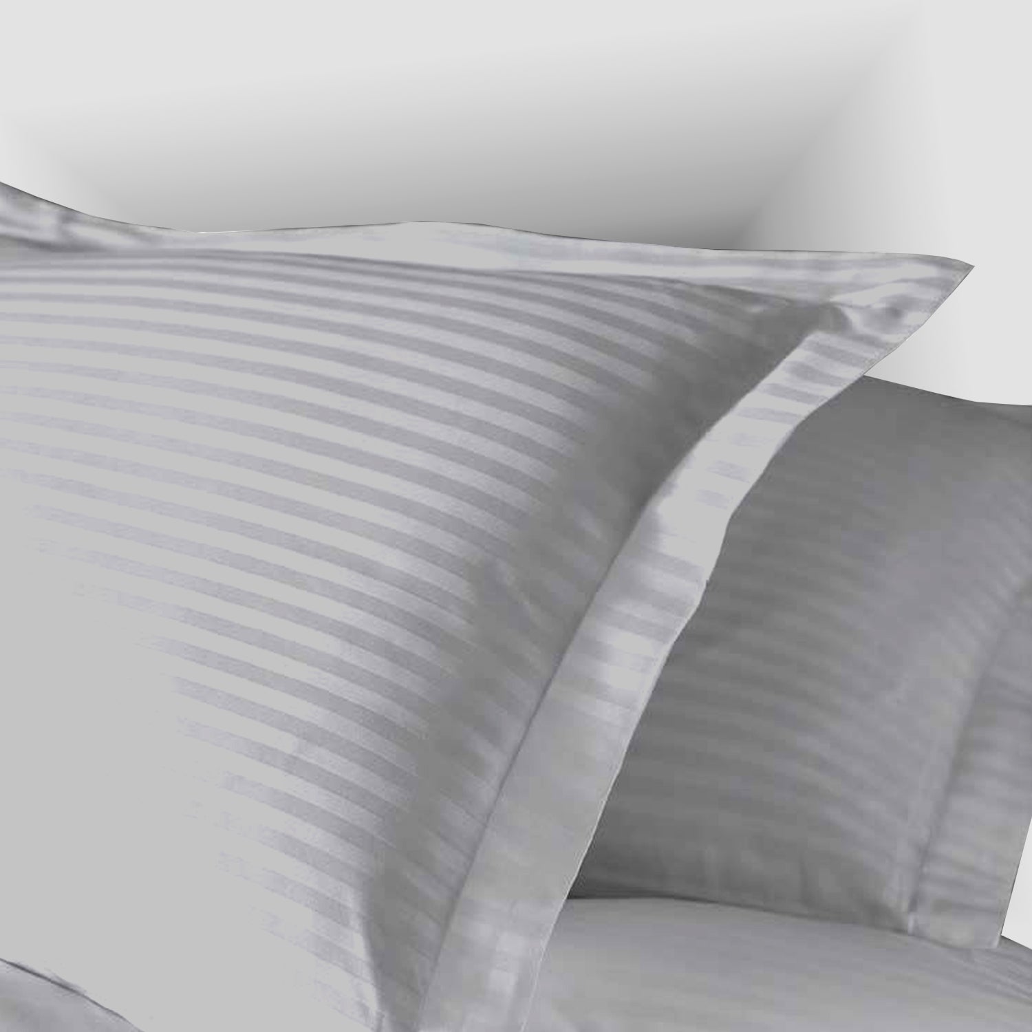 FAȚĂ PERNĂ DAMASC 100% BUMBAC - GRI